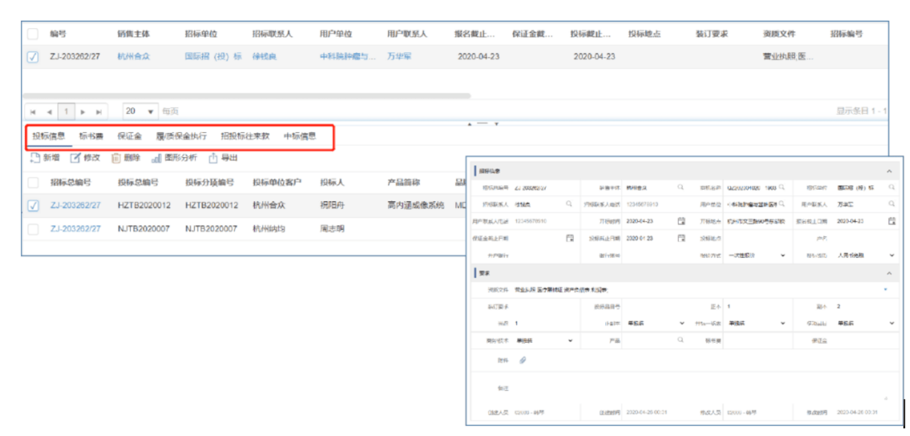 招投標業務管理