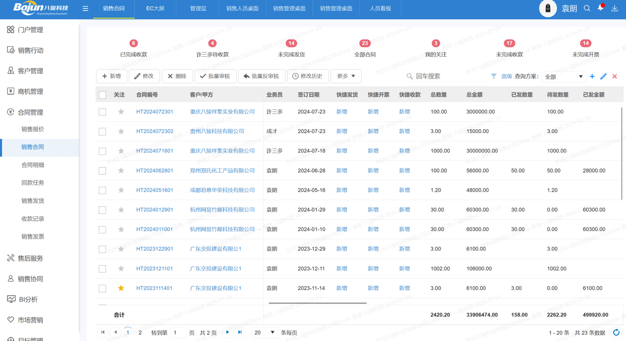 合同管理系統